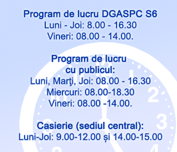 Program DGASPC Sector 6