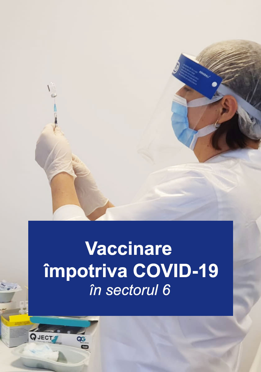 Informații despre vaccinarea împotriva COVID-19 din sectorul 6. 